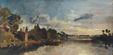 Turner Painting - El Támesis cerca de Walton Bridges Turner